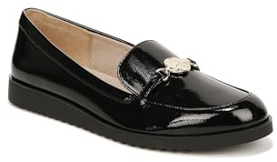 LifeStride Womens Zen Loafers Black Patent 7.5 W