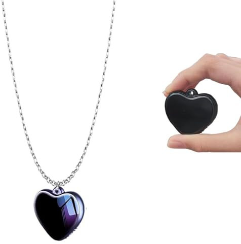 16G Mini Enregistreur Vocal avec Activation Vocale Micro Dictaphones numériques avec écouteurs Vocale pour Leçons, Réunions Pendentif