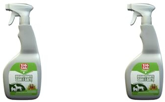 ZIG-ZAG Disabituante Cani e Gatti, Repellente Naturale antimacchia per Interni ed Esterni, a Base di olii Essenziali e sostante organiche Naturali, 750 ml (Confezione da 2)