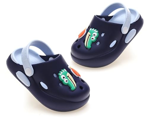 ZYLDK Zuecos EVA Unisex Niños Zuecos y Mules Sandalias de Playa Antideslizante Respirable Piscina Jardín Zapatos Verano