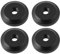 The Lord of the Tools 4pcs 1/4x20 Aluminum Knurled Nuts for Photo Thread Camera Screwand Tripod