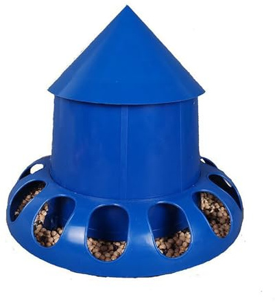 Comedero for pájaros y Pollitos | Dispensador de Comida for Aves Silvestres, comedero for Pollos con Tapa, Suministros for Palomas(3.5kg)