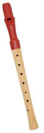 Blockflöjt Musikinstrument Träblockflöjt 8 Hål Tyskt Engelskt Blåsinstrument