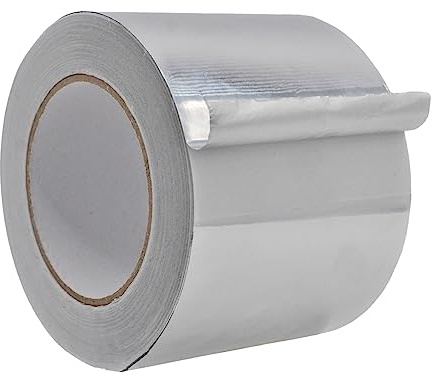 WOD Aluminum Foil Tape - 4 inch x 50 yd. Heat Shield Reflective Sealant Tape - Ideal for HVAC, Duct, Pipe, and Metal Insulation and Repair Home or Business Uses AFTR36