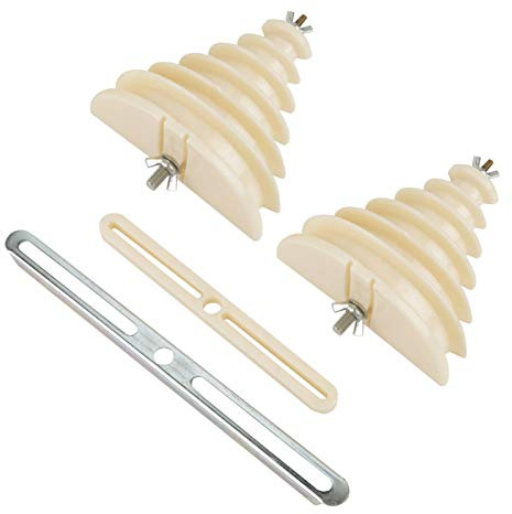 Heayzoki Coil Wire Winding Mold,Beige Electrical Machine Plastic Single Phase 6 Layers Coil Wire Winding Mold,Beige Winding Mould for The Motor's Repairing and Maintenance Work