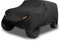 X AUTOHAUX Coche Cubierta Exterior Impermeable Todo Clima 210D Oxford Tela Negro