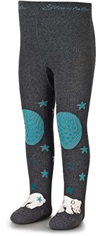 Sterntaler Krabbelstrumpfhose Eisbär Elia Crawling Tights Anthrazit Melange, Normal Unisex Baby