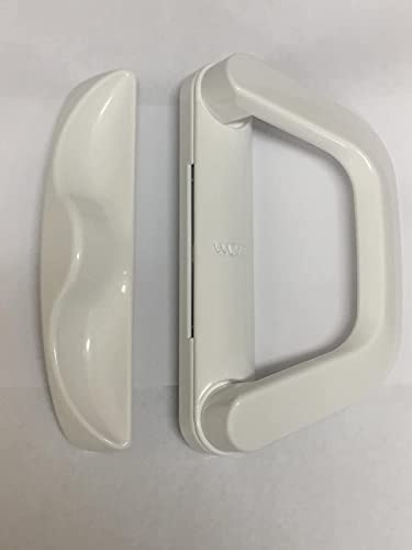 Milgard Sliding Door Handle Set for Tuscany & Classic Series Patio Doors, White (88808)