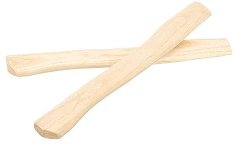 DOITOOL Lightweight Camping Axe Handle 2pcs Wooden Replacement Handle for Axe 36cm