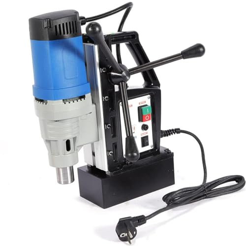 40/50mm Magnétique Carotteuse Fraiseuse Perceuse magnétique Perceuse Magnétique Carotteuse Fraiseuse Colonne Électro-Aimant 3-28mm/5-23mm Carotteuse 1400W/1681W (1680W)