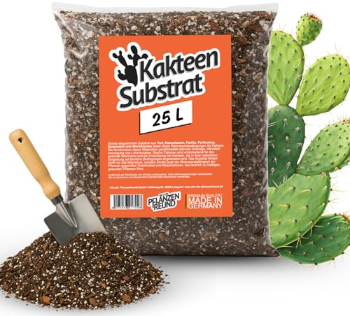 Nils der Pflanzenfreund® Tierra para Cactus [Tierra para suculentas] 25 L | Rica en nutrientes | Tierra para Flores | Tierra para Cactus | Soil | Sustrato para Cactus | Tierra para suculentas