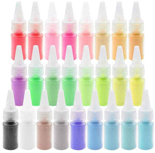 Allazone Coloré Art Sable Kit 25 Couleurs 625g