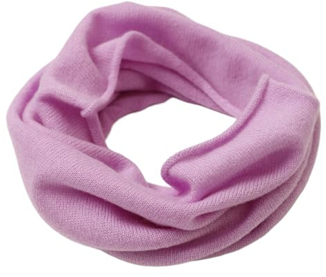 Prettystern scaldacollo tubolare sciarpa ad anello donna di 100% Cachemire Lana sciarpa tubolare Uomo collo di Cashmere Viola