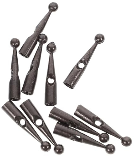 DECOMELODY 10 Pezzi Perline Coda Ombrello in Rame-zinco Accessori Riparazione Ombrello Design Semplice e Pratico per Parasole Versatile