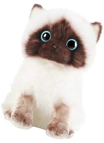 Peluche Décorative Chat Siamois pour Garçon et Filles, Décoration de Maison | Doux au Toucher, Fibre PP Coton, Style Créatif et Charmant, Usage Festif ou Intérieur