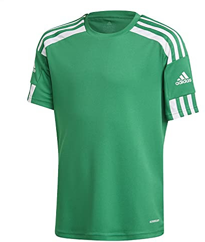adidas Jungen Squadra 21 Jersey, Team Green / White, 13-14 Years