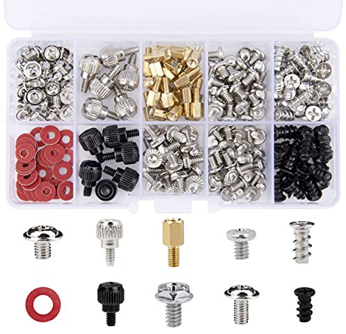 Tornillos de Ordenador, 228 Unids Kit de Tornillos de Separación Montaje o Reparación bricolaje Para Pc Placa Base, Unidad óptica, Chasis de Ventilador, Disco Duro