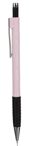 Faber-Castell 134727 - Druckbleistift GRIP 1347 rose shadows, Härtegrad B, Minenstärke 0.7 mm, mit integriertem Radiergummi, 1 Stück