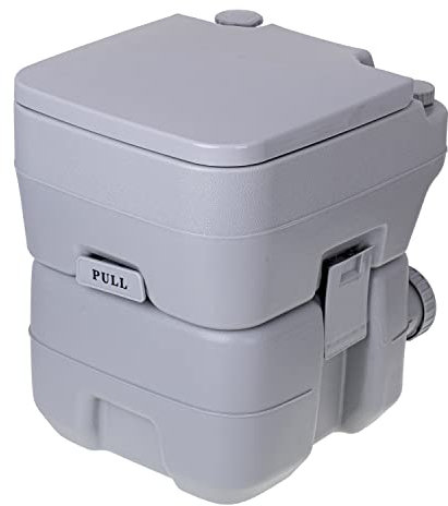 CAMRY CR 1035 Mobile 20-Liter-Toilette mit 13L Spülwasserbehälter Campingtoilette Toiletteneimer Reisetoilette Toilette Eimertoilette Mobil Camping