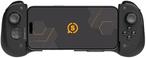 SCUF NOMAD Manette de Jeu Mobile iPhone Sans Fil – Palettes Arrière – Joysticks Anti-Dérive – Bluetooth 5.0 Connectivité – PS Remote, Xbox Game Pass, Apple Arcade, Steam Link – Noir