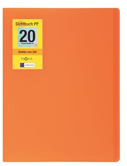 PAGNA 21012-09 Sichtbuch A4 PP School orange