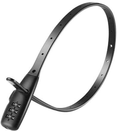 Candado para Casco de Motocicleta - Candado Combinado para Motocicleta y Scooter,Accesorios de Seguridad Antirrobo Ajustables para Armario Esquís Patinetes Puerta Portón Monopatín