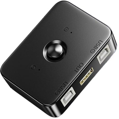 Portable Printers Selector - Printer Docking Hub, Splitter Hub Converter | gamings Printerss Dock, Printerr Sharing swittch For Control Rooms Video Conferencing Game Setups Work Recording Studios