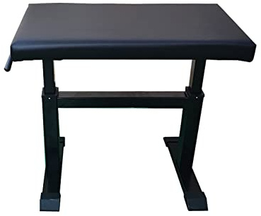 Pianopall i läder, I-formad pianobänk med högdensitetssvampdyna, hydrauliskt lyftande pianopall med skyddande fotskydd, svart lyxig stil, svart lyxig stil, svart sing,Black Single Style