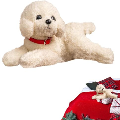 Mjukisdjur I Form Av En Hund 48 cm Lugnande Plyschdjur Docka | Lekfull Hund Kramdjur För Kontor Studentkorridor Bilens Inredning Lägenhet Vardagsrum Sovrum Barns Rum