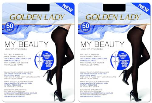 Goldenlady Damen My Beauty 50 Strumpfhose, 50 DEN, Schwarz (Nero 099a), X-Large (Herstellergröße: 5 – XL)