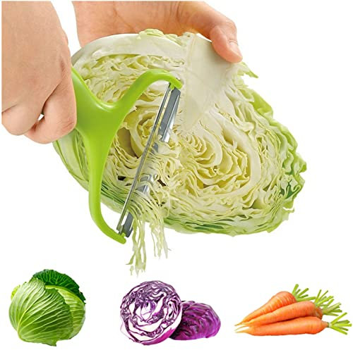 FLUORO 1 x pelador de col cortador de verduras rebanadora de col ralladores de col trituradora de col peladora de frutas cuchillo zesters de patata taza de utensilios de cocina