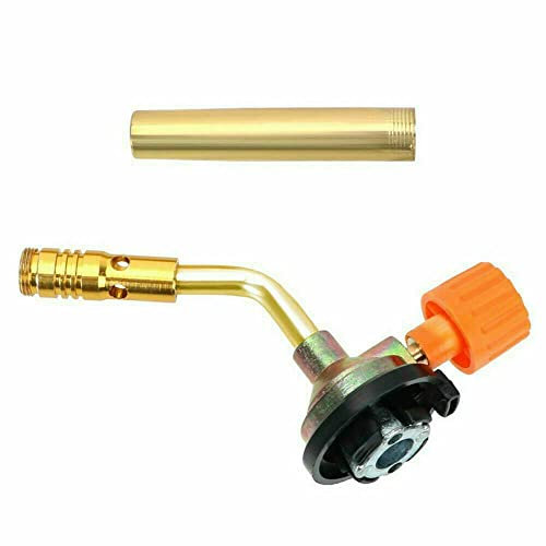 YUANGANG Soplete de gas butano de 1300 ℃, quemador de llama, quemador de llama, herramienta de soldadura para barbacoa