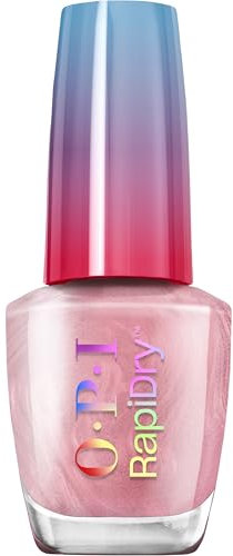 OPI RapiDry™ Vernis à ongles à séchage rapide, haute brillance et vegan - Jusqu'à 5 jours de tenue - Flash n' Flirty (9ml)