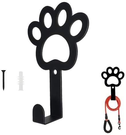 TUYOBG Key Holder for Wall – Metal Dog Paw Key Hooks Wall Mounted | Minimalist Keys Holder for Organizing Keys – Necklace Hooks for Walls and Home Decor – Great for Entryway Hallway or Living