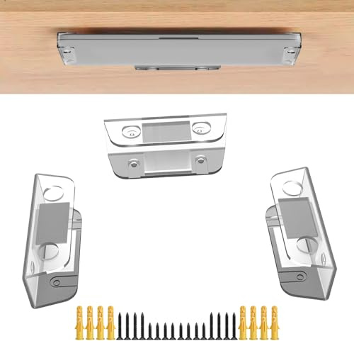 xyuayamz Laptopställ under skrivbordet, laptopstativ under skrivbordet, universell väggmonterad laptophylla, tangentbordshylla, enheter upp till 30 mm