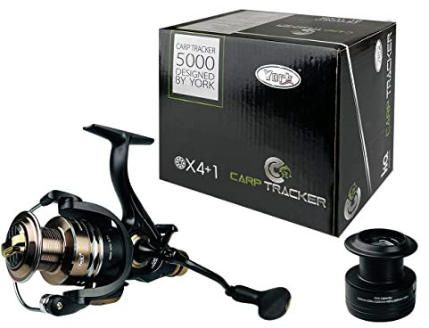 Karpfenrolle Angelrolle Freilaufrolle York Carp Tracker 4000-5000-6000 (6000)