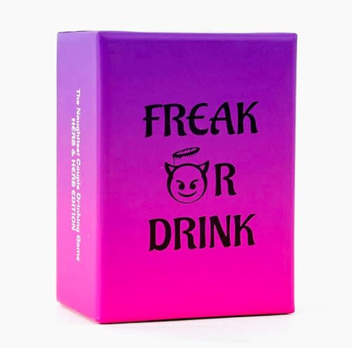 Freak Or Drink HERS & HERS Edition – Das verrückteste Trinkspiel für Paare, perfekt für Verabredungen, Geburtstage und Jubiläen, Valentinstagsgeschenke für sie, Paargeschenke
