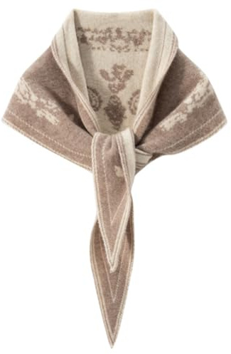Rungion Women's Knitted Soft Cashmere Triangle Scarf Fall/Winter Warm Shawl Wrap Neck Warmer Fashionable Stole Gifts