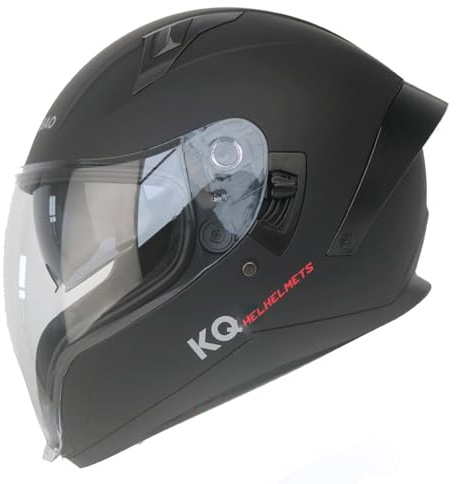 Casco Integrale Moto Retrò Caschi Moto Integrali Omologato DOTECE Casco Moto Cross E Off-Road Casco Integrato Per Adulti Uomini Donne Fodera Rimovibile Con Doppia Visiera E,XXL:63-64CM
