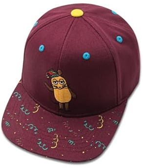 koaa sändning med musen – musen Alaaf – snapback keps barn unisex, Vinröd, 1-3 år