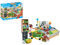 PLAYMOBIL MyLife Promo Pack 71648 Bio-Supermarkt, inklusive Kasse mit Warenlaufband, Einkaufswagen und DREI Figuren, detailreiches Spielzeug für Kinder ab 4 Jahren