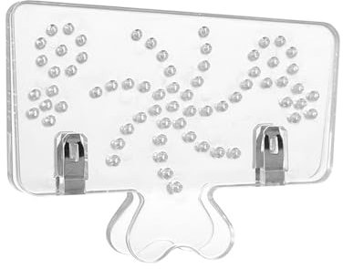 RKJRTK Stabiler Kragenstäbchen für Zuhause, tragbar, für Herrenhemden, mehrere Größen, mit Etui-Halter, silberfarben, 8.2x4.5x5cm