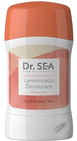 DR. SEA - Naturlig Aluminiumfri Deodorant med Citron & Rosmarin - Långvarigt Skydd, Mot Dålig Lukt & Skonsam mot Huden - Fräsch Känsla Hela Dagen - 50 g