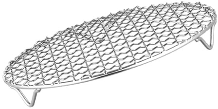 Nuyhadds Reemplazo de rejilla para barbacoa, estante de cocina de alto rendimiento, rejilla de repuesto de acero inoxidable, accesorio para barbacoa, resistente al calor para camping, barbacoa