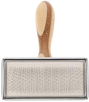 EPIGEIST Brosse à Carder Laine Ergonomique avec Poils Fins pour Démêlage Rapide et Toilettage Animal Outil Polyvalent pour Feutrage à Aiguille et Artisanat Textile