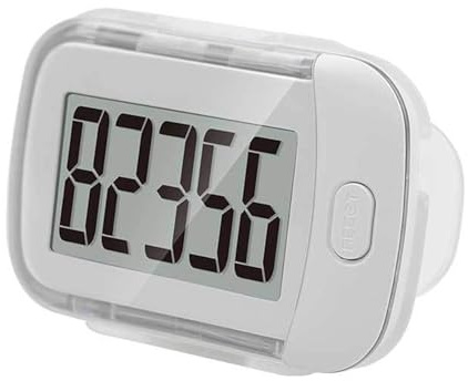 Traqueurs de fitness en ABS haute précision avec capteurs de mouvement et grand écran LCD pour l'exercice quotidien, podomètre numérique, compteur de pas en ABS