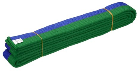 YELARXI Karate Belt Martial Arts Ranking Belts Solid Cotton Double-Layered Core Long Soft Uniform Training Equipment