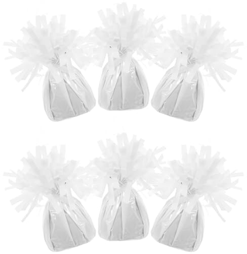 ARTSEWPLY Set 6 Pesi per Palloncini da Festa, Ciondoli a Forma di Palloncino in Base Appesantita per Palloncini di Elio, Accessori Decorativi per Matrimoni, Compleanni e
