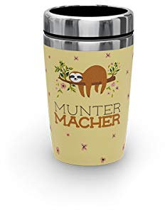 LaVida Zeit für Dich Edelstahl Thermobecher to go 250 ml Muntermacher