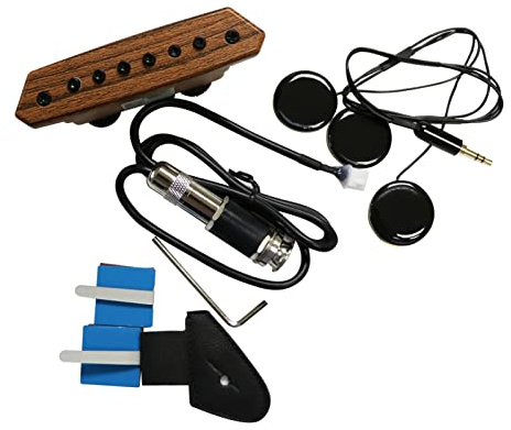Zengxue Gitarr pickuper Gitarr Pickup Akustisk Gitarr Pickup För Gitarr Violin Banjo Ukulele Gitarr Tillbehör